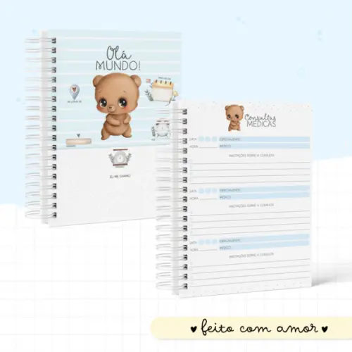 Arquivo Digital - Kit Maternidade - Ursinho Baby 2.0