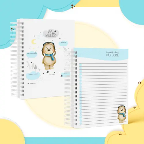 Arquivo Digital - Kit Maternidade - Ursinho Baloeiro 02