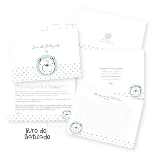 Arquivo Digital - Kit Maternidade - Ursinho Escandinavo