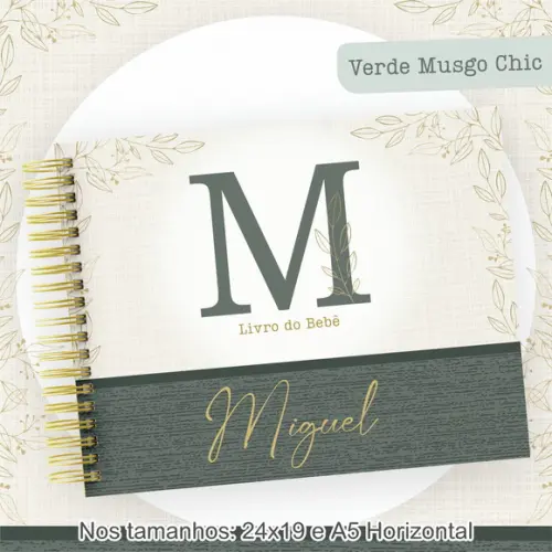 Arquivo Digital - Kit Maternidade - Verde Musgo Chic
