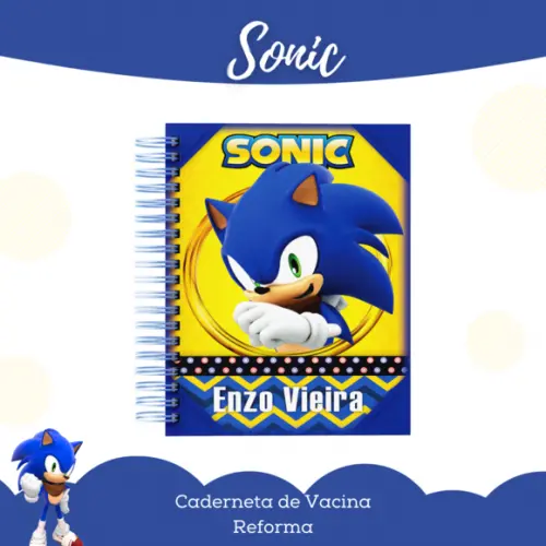 Arquivo Digital - Kit Maternidade Teen - Sonic