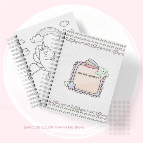 Arquivo Digital - Livro de Colorir Menina