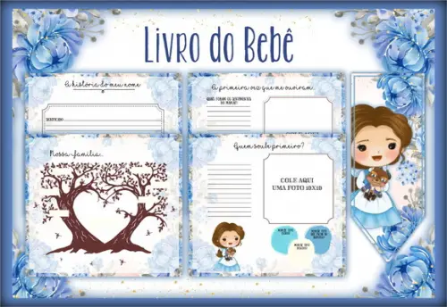 Arquivo Digital - Livro do Bebê - a Bela e a Fera