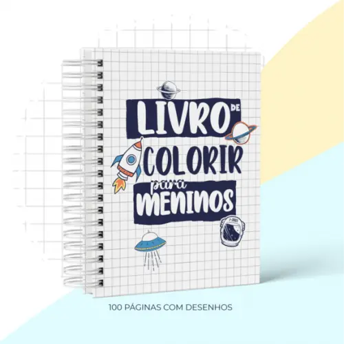 Arquivo digital - Livro de Colorir Menino