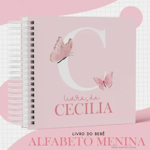 Arquivo Digital - Livro do Bebe - Alfabeto Menina