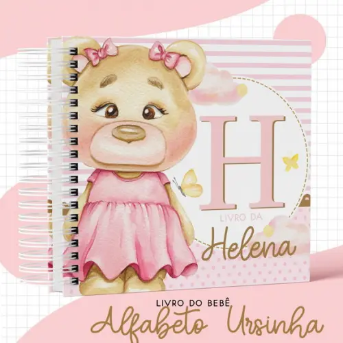 Arquivo Digital - Livro do Bebe - Alfabeto Ursinha