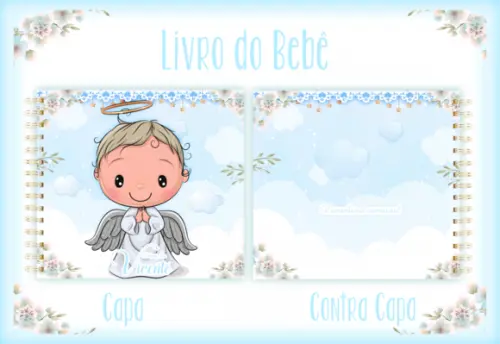 Arquivo Digital - Livro do Bebe - Anjinho Menino 02