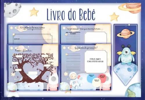 Arquivo Digital - Livro do Bebe - Astronauta 02