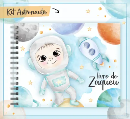 Arquivo Digital - Livro do Bebe - Astronauta Menino