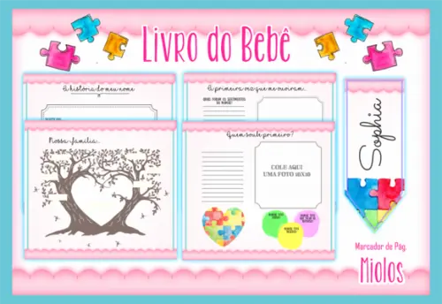 Arquivo Digital - Livro do Bebê - Autismo Menina