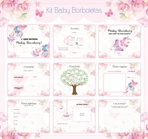 Arquivo Digital - Livro do Bebe - Baby Borboletas