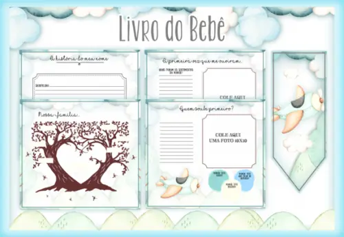 Arquivo Digital - Livro do Bebe - Avião