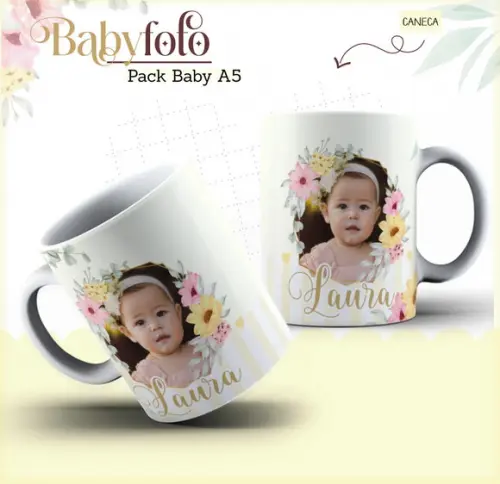 Arquivo Digital - Livro do Bebê - Baby Foto Menina