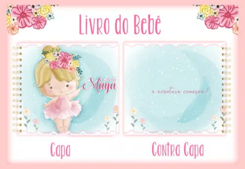 Arquivo Digital - Livro do Bebe - Bailarina 02