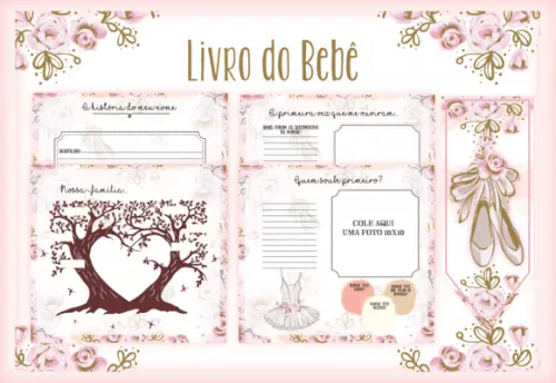 Arquivo Digital - Livro do Bebe - Bailarina 03