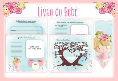 Arquivo Digital - Livro do Bebe - Bailarina 02