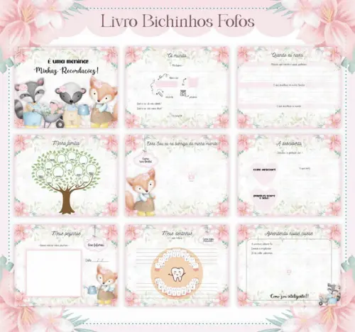Arquivo Digital - Livro do Bebê - Bichinhos Fofos