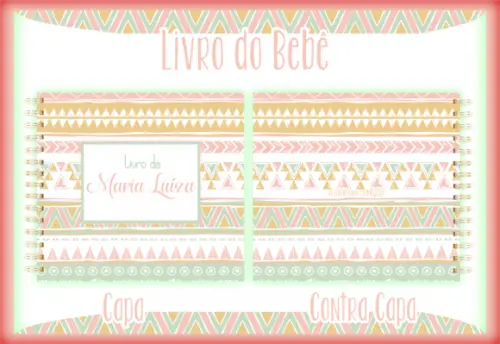 Arquivo Digital - Livro do Bebê - Boho Menina