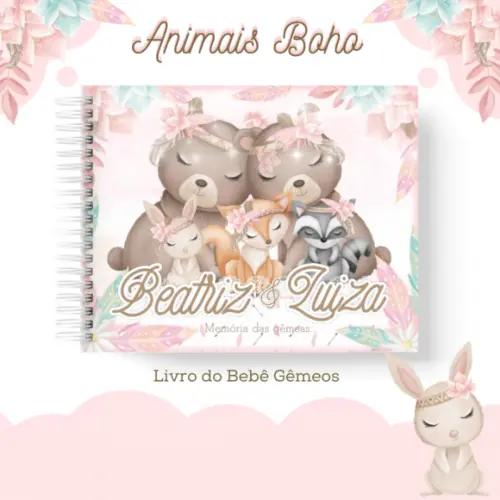 Arquivo Digital - Livro do Bebê - Boho Gemêas