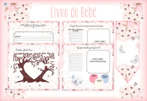 Arquivo Digital - Livro do Bebe - Borboletas 04