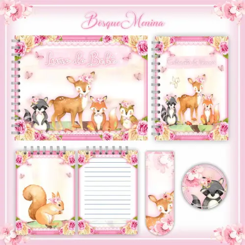 Arquivo Digital - Livro do Bebê - Bosque Menina 02