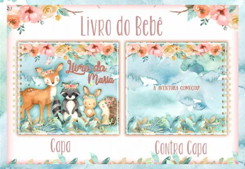 Arquivo Digital - Livro do Bebê - Bosque Menina