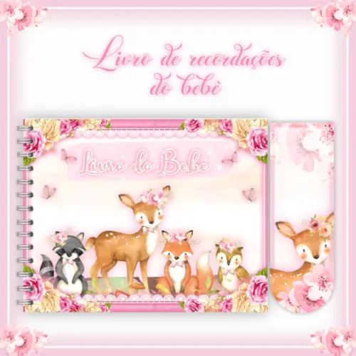 Arquivo Digital - Livro do Bebê - Bosque Menina 02