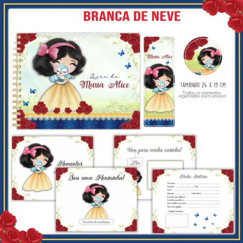 Arquivo Digital - Livro do Bebê - Branca de Neve 03