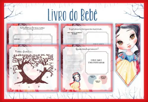 Arquivo Digital - Livro do Bebe - Branca de Neve