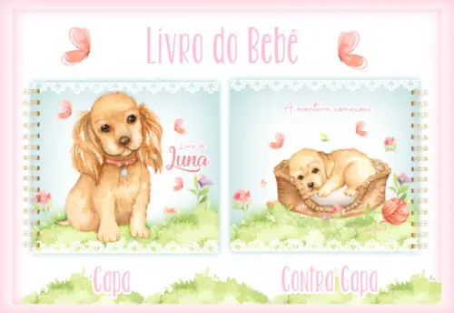 Arquivo Digital - Livro do Bebê - Cachorrinha 02