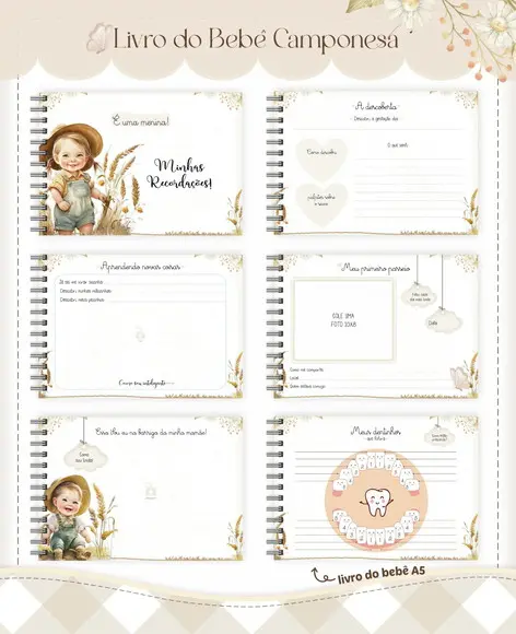 Arquivo Digital - Livro do Bebe - Camponesa