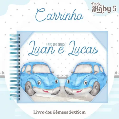Arquivo Digital - Livro do Bebê - Carrinho Gemeos