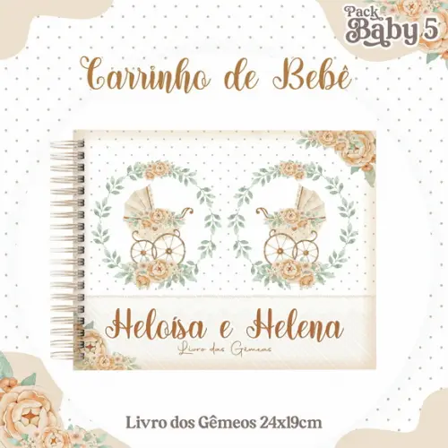 Arquivo Digital - Livro do Bebe - Carrinho Bebe Gemeas