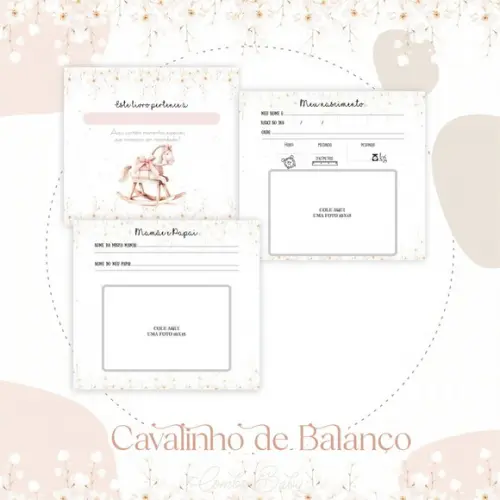 Arquivo Digital - Livro do Bebê - Cavalinho de Balanço