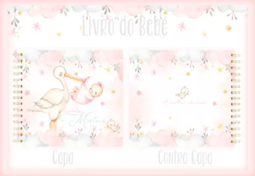 Arquivo Digital - Livro do Bebe - Cegonha Baby Menina