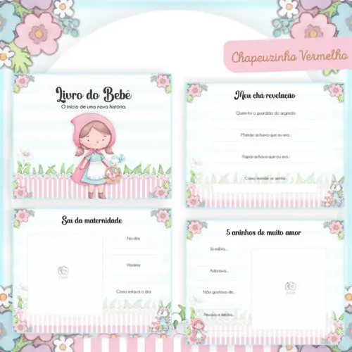 Arquivo Digital - Livro do Bebe - Chapeuzinho Vermelho 02