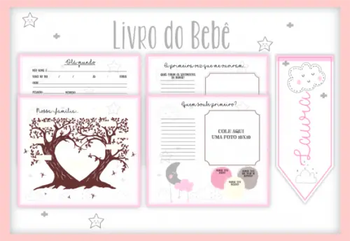 Arquivo Digital - Livro do Bebe - Ceu Menina