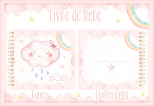 Arquivo Digital - Livro do Bebe - Chuva de Amor Menina 02