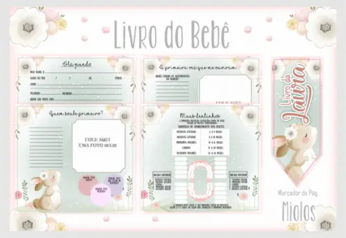 Arquivo Digital - Livro do Bebe - Coelhinha