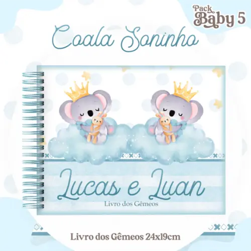 Arquivo Digital - Livro do Bebe - Coala Gêmeos