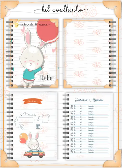 Arquivo Digital - Livro do Bebê - Coelhinho
