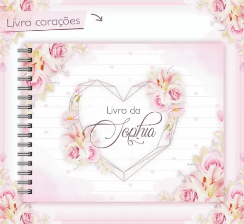 Arquivo Digital - Livro do Bebe - Corações