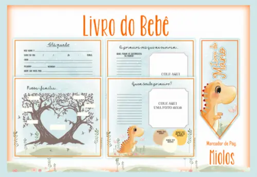 Arquivo Digital - Livro do Bebe - Dino Menino