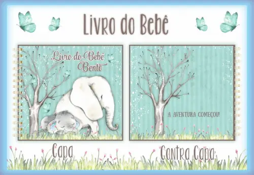 Arquivo Digital - Livro do Bebe - Elefante Azul