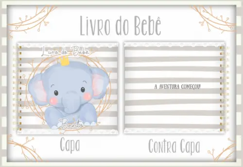 Arquivo Digital - Livro do Bebe - Elefante