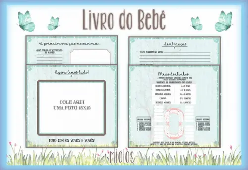 Arquivo Digital - Livro do Bebe - Elefante Azul