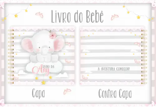 Arquivo Digital - Livro do Bebê - Elefantinha Baby