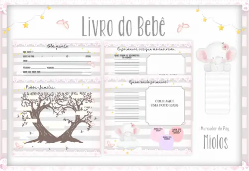Arquivo Digital - Livro do Bebê - Elefantinha Baby