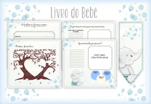 Arquivo Digital - Livro do Bebe - Elefantinho