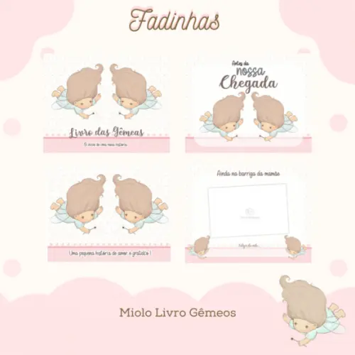 Arquivo Digital - Livro do Bebe - Fadinhas Gemeas